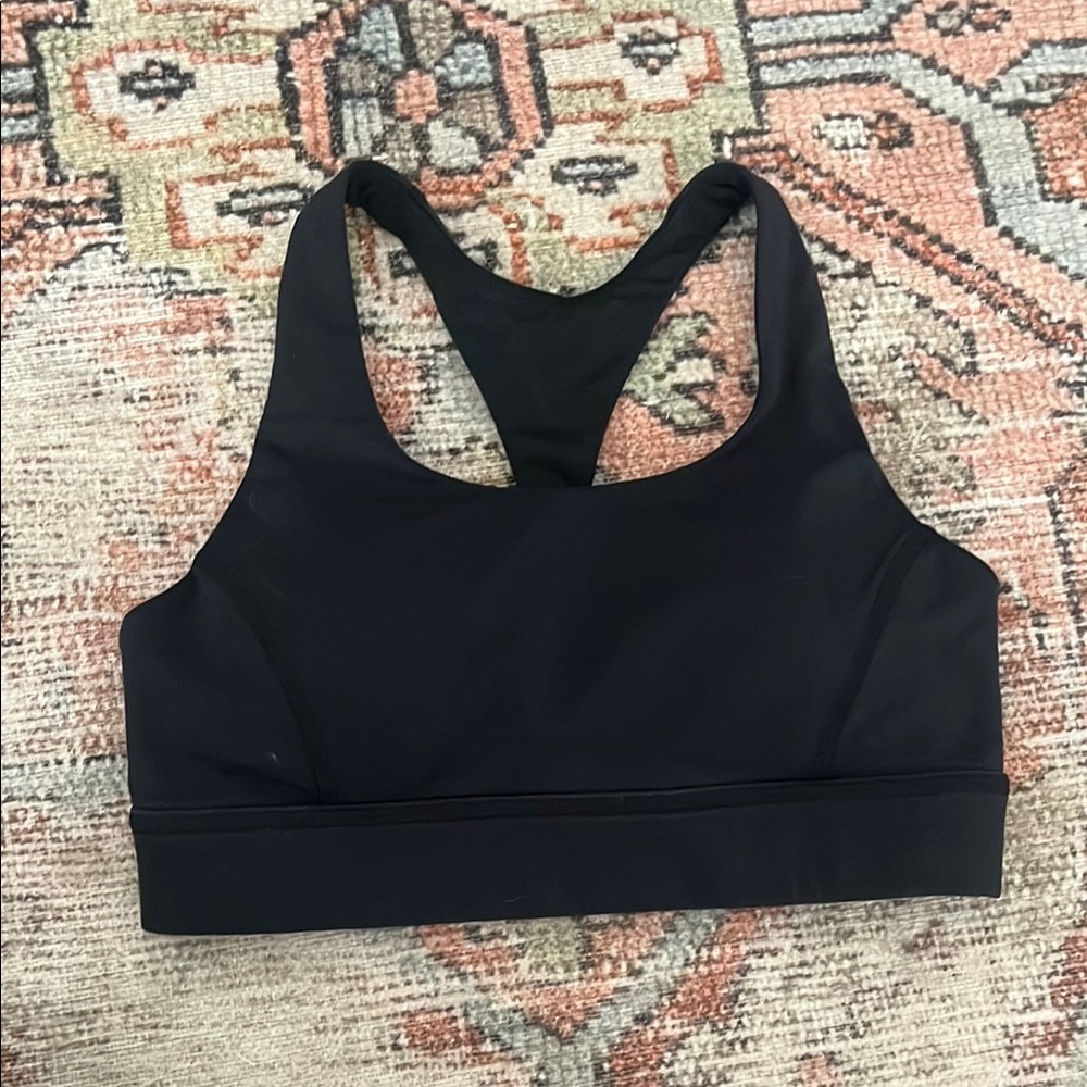 Black Lululemon sports bra size 6